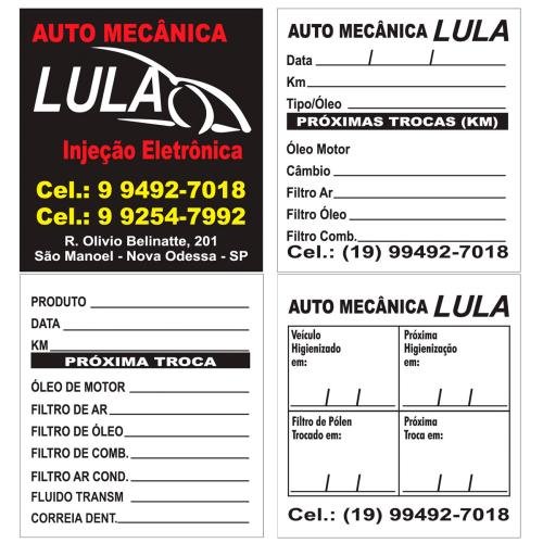 Etiquetas de Revisão Personalizada